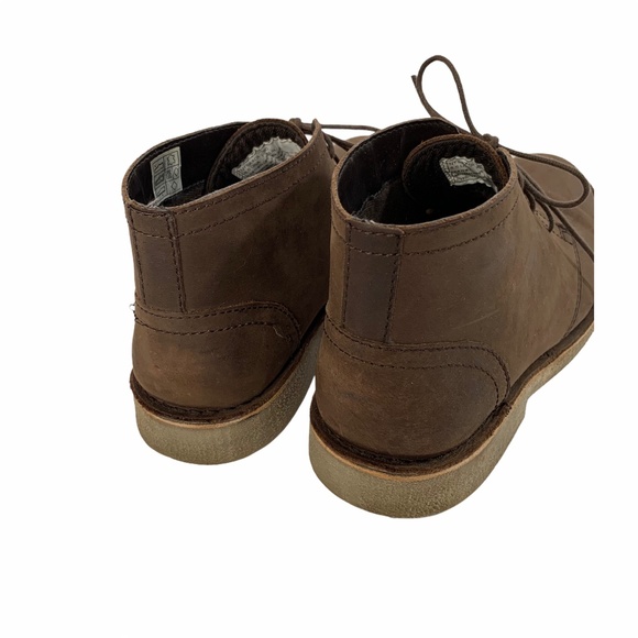 Andrew Marc  Nubuck Brown Leather Boots - Picture 9 of 9